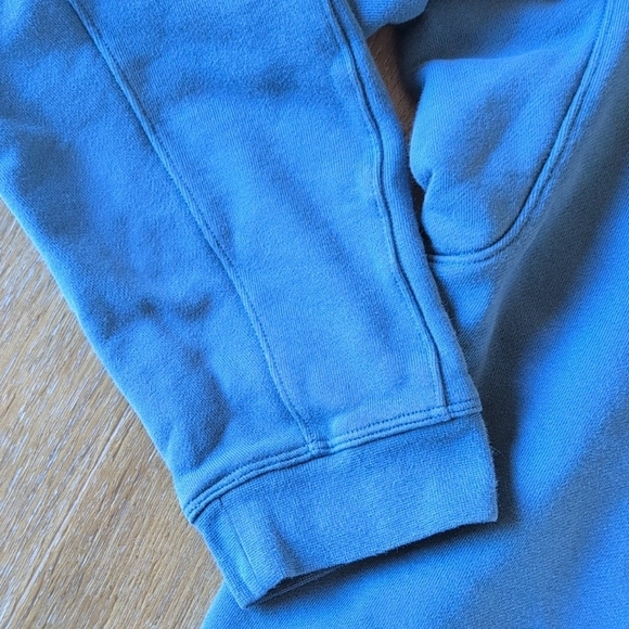 Lululemon French Terry Oversized Long Sleeve Crew Sweatshirt Men's M Blue - Picture 5 of 9